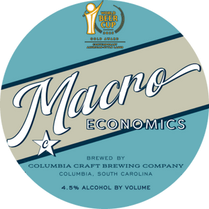Columbia Craft Brewing Co - Macro Economics - US Light Lager - 30L Keykeg - The Wine Keg Company Ltd Trading as The Keg Company Ltd