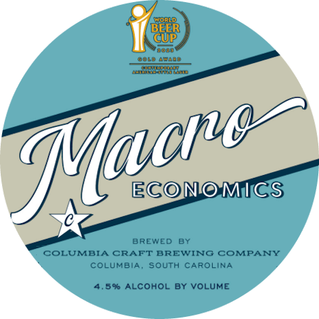 Columbia Craft Brewing Co - Macro Economics - US Light Lager - 30L Keykeg - The Wine Keg Company Ltd Trading as The Keg Company Ltd