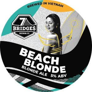 7 Bridges Brewing Co. - Beach Blonde - Blonde Ale 20L Talos Keg (A type Coupler) - The Wine Keg Company Ltd Trading as The Keg Company Ltd