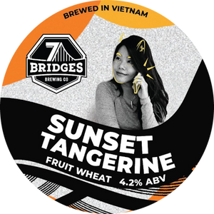 7 Bridges Brewing Co. - Sunset Tangerine - Fruit Wheat - 20L Talos Keg (A type Coupler)