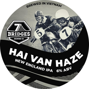 7 Bridges Brewing Co. - Hai Van Haze - New England IPA - 20L Talos Keg (A type Coupler)