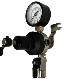 Secondary Gas Regulator with Pressure Gauge for Draught Systems