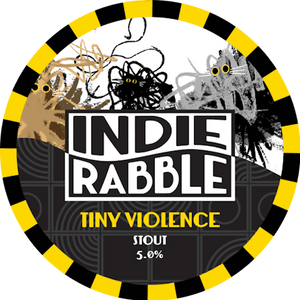 Indie Rabble - Tiny Violence - Stout 30L Keykeg - The Wine Keg Company Ltd Trading as The Keg Company Ltd