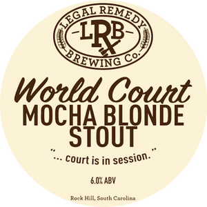 Legal Remedy - World Court - Mocha Blonde Stout - 30L Keykeg - The Wine Keg Company Ltd Trading as The Keg Company Ltd