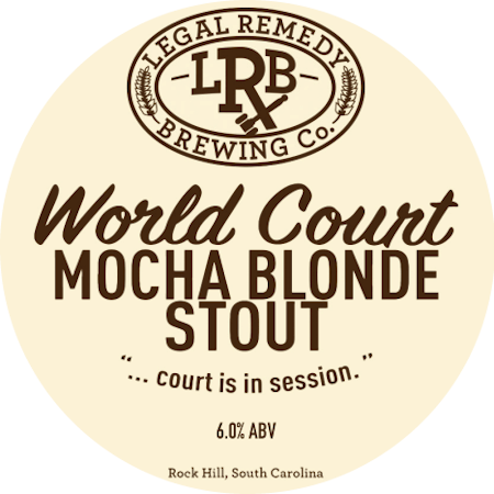 Legal Remedy - World Court - Mocha Blonde Stout - 30L Keykeg - The Wine Keg Company Ltd Trading as The Keg Company Ltd