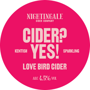 Nightingale Cider Company - Love Bird Rosé Cider - 30L Keykeg