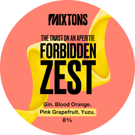 Mixtons - Forbidden Zest - 20 Litre Polykeg (Keykeg Coupler) - The Wine Keg Company Ltd Trading as The Keg Company Ltd