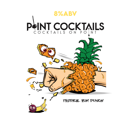 Point Cocktails - Tropical Rum Punch - 20L Keykeg