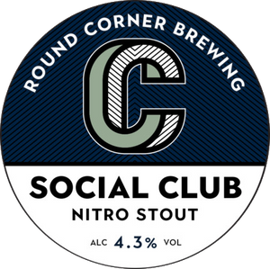 Round Corner Brewing - Social Club - Nitro Stout - 30L Keykeg