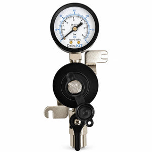 Secondary Gas Regulator with Pressure Gauge for Draught Systems