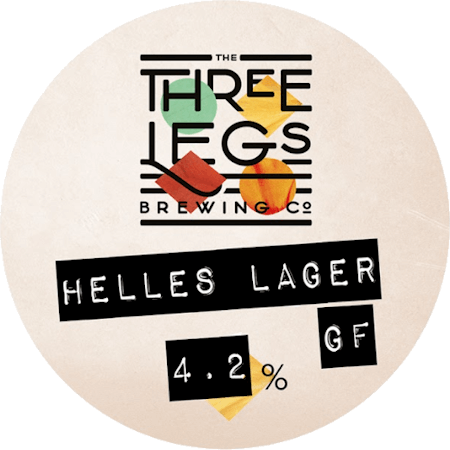 The Three Legs Brewing Co - Helles Lager (GF) - 30L Polykeg