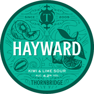 Thornbridge Brewery - Hayward - Kiwi and Lime Sour (V) 30L Keykeg - The Wine Keg Company Ltd Trading as The Keg Company Ltd