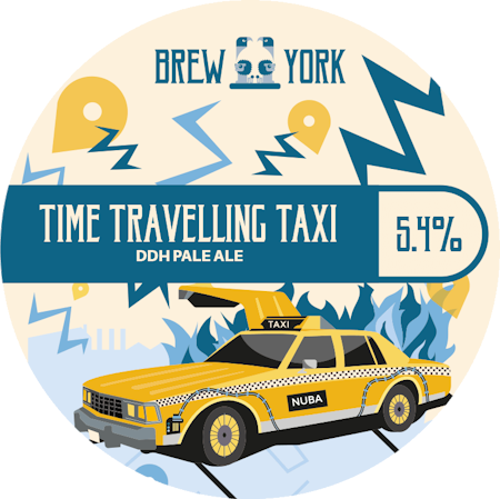 Brew York - Time Travelling Taxi - DDH Pale 30L Keykeg