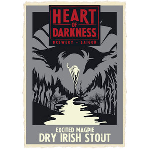 Heart of Darkness - Excited Magpie Dry Irish Stout 20L Keykeg - The Wine Keg Company Ltd Trading as The Keg Company Ltd