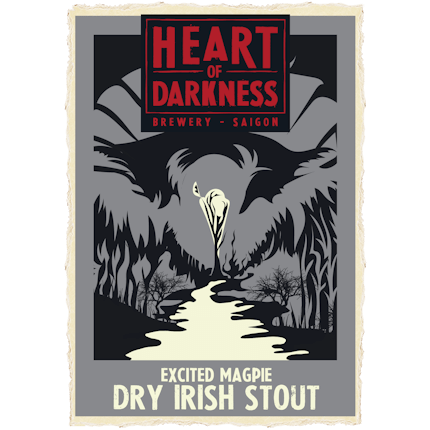 Heart of Darkness - Excited Magpie Dry Irish Stout 20L Keykeg - The Wine Keg Company Ltd Trading as The Keg Company Ltd