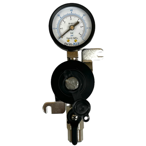 Secondary gas regulator valve for beer SRV