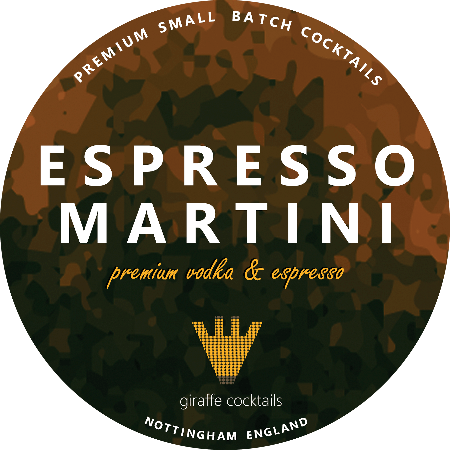 Giraffe Cocktails - Espresso Martini 20 Litre Polykeg (Sankey coupler)