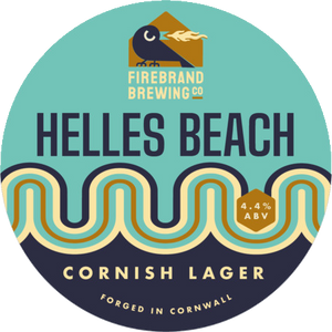 Firebrand Brewing Co - Helles Beach - Cornish Lager 30L Keykeg