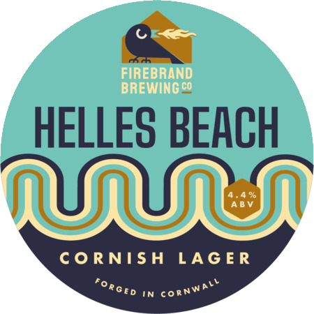 Firebrand Brewing Co - Helles Beach - Cornish Lager 30L Keykeg