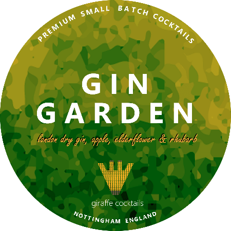 Giraffe Cocktails - Gin Garden 12 Litre Polykeg (Keykeg coupler)