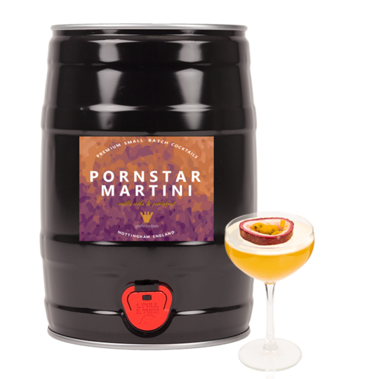Giraffe Cocktails - Pornstar Martini 5L Mini Keg - The Wine Keg Company Ltd Trading as The Keg Company Ltd