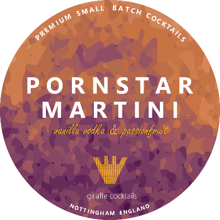 Giraffe Cocktails - Pornstar Martini 12 Litre Polykeg (Keykeg coupler)