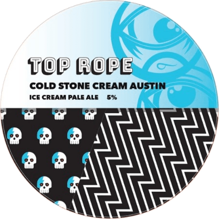 Top Rope Brewing - Cold Stone Stone Cream Austin - Ice Cream Pale Ale (Vegan) 30 Litre Polykeg (Sankey)