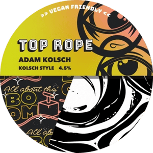 Top Rope Brewing - Adam Kolsch - Kolsch Style Lager (Vegan) 30 Litre Polykeg (Sankey)