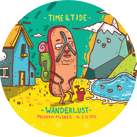 Time & Tide Brewery - Wanderlust - Modern Pilsner - 30L Keykeg - The Wine Keg Company Ltd Trading as The Keg Company Ltd